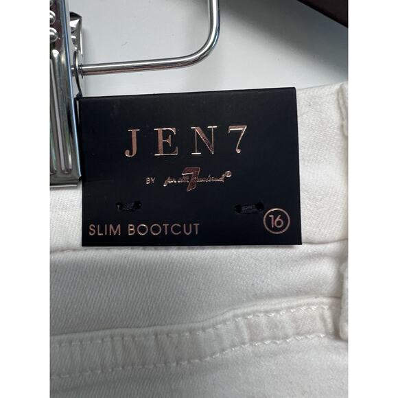 7 For All Man Kind Jen 7 Women Core Slim Fit Bootcut Sculpting Jeans Sz 16 39x33 - Picture 5 of 11
